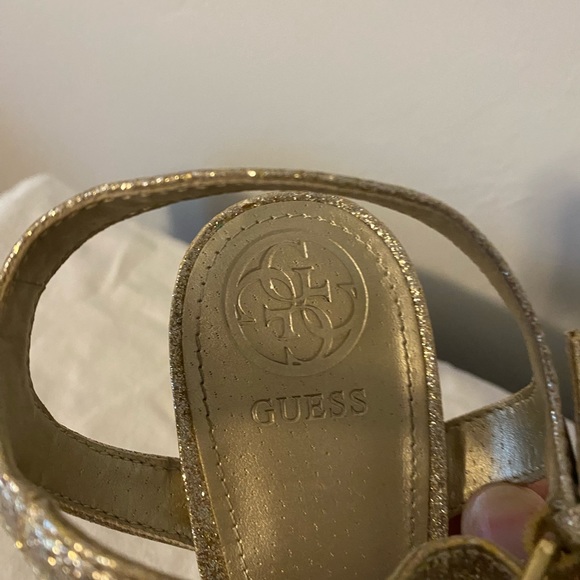 Guess Gold Glitter Heels - Picture 4 of 5